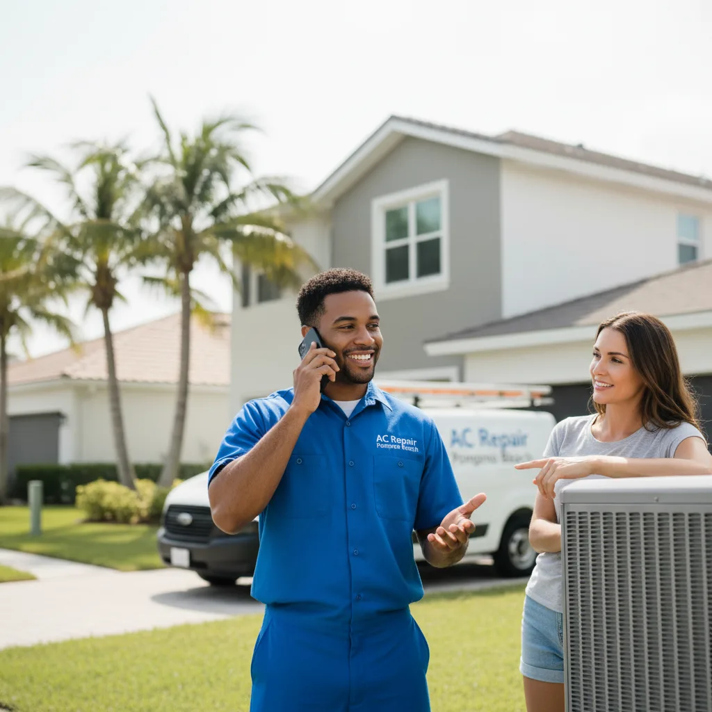 AC Repair Pompano Beach customer support in Crystal